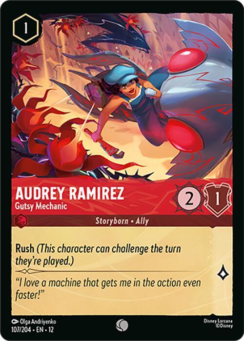 Audrey Ramirez - Gutsy Mechanic 107/204 Common Wilds Unknown