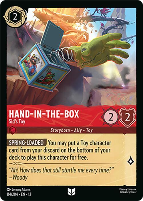 Hand-in-the-Box - Sid's Toy 114/204 Uncommon Wilds Unknown NM