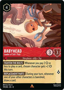 Babyhead - Leader of Sid's Toys 119/204 Rare