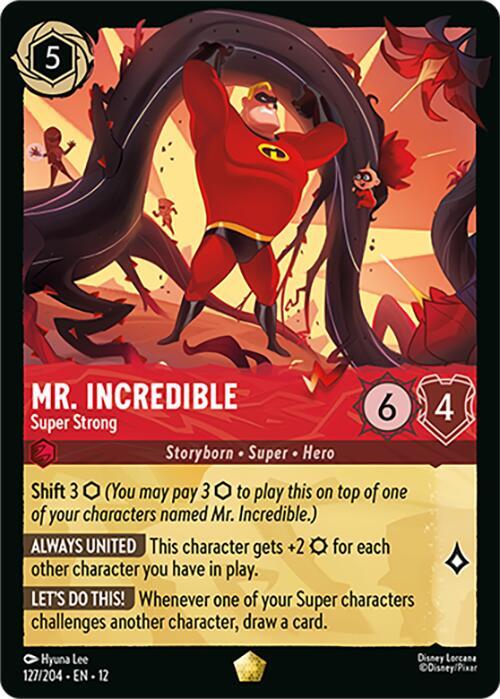 Mr. Incredible - Super Strong 127/204 Legendary Wilds Unknown NM