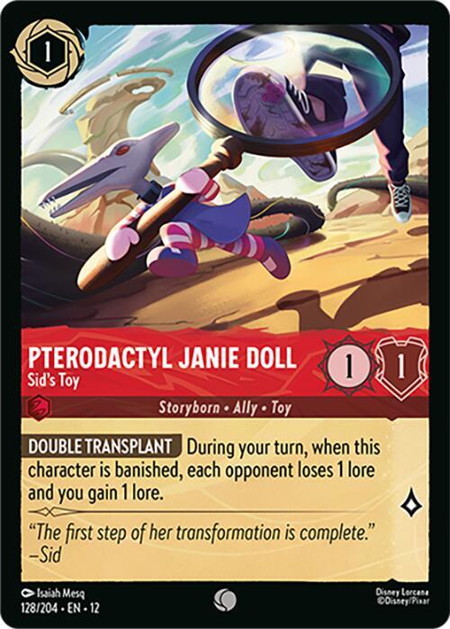Pterodactyl Janie Doll - Sid's Toy 128/204 Common Wilds Unknown NM