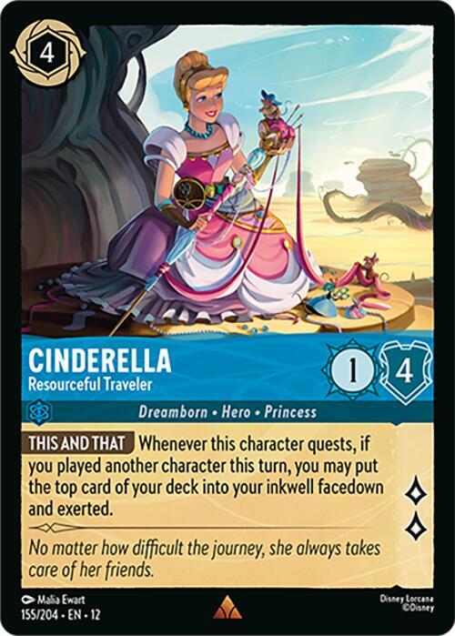 Cinderella - Resourceful Traveler 155/204 Rare Wilds Unknown