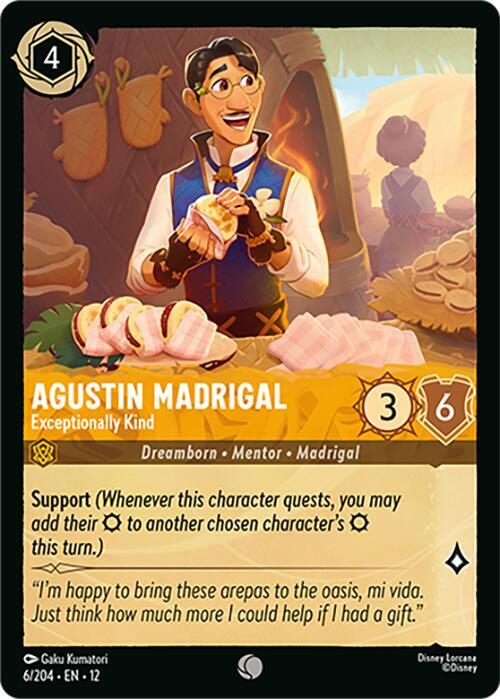 Agustin Madrigal - Exceptionally Kind 6/204 Common Wilds Unknown