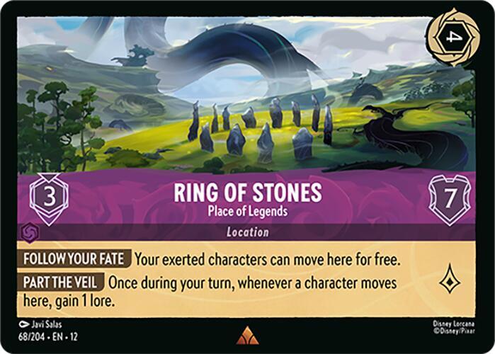 Ring of Stones - Place of Legends 68/204 Rare Wilds Unknown NM