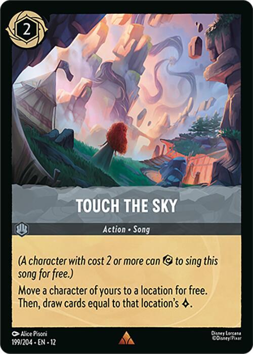 Touch the Sky 199/204 Rare Wilds Unknown NM
