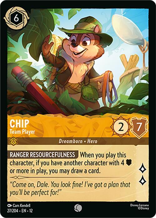 Chip - Team Player 27/204 Common Wilds Unknown