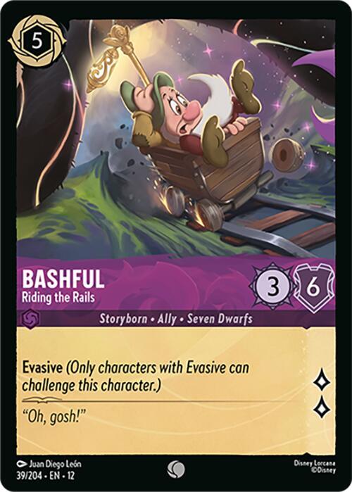 Bashful - Riding the Rails 39/204 Common Wilds Unknown