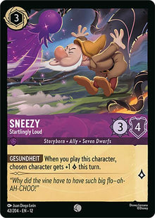 Sneezy - Startlingly Loud 42/204 Common