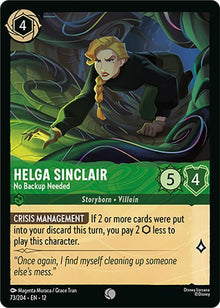 Helga Sinclair - No Backup Needed 73/204 Common