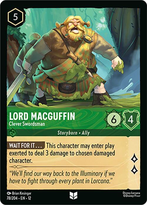 Lord MacGuffin - Clever Swordsman 78/204 Uncommon Wilds Unknown NM