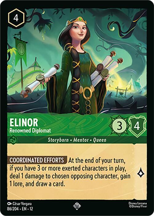 Elinor - Renowned Diplomat 86/204 Super Rare Wilds Unknown