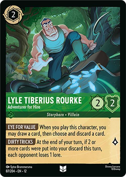 Lyle Tiberius Rourke - Adventurer for Hire 87/204 Uncommon Wilds Unknown NM