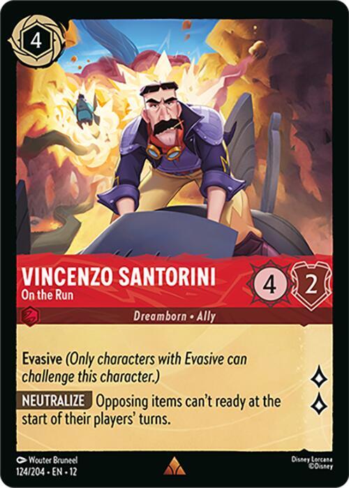 Vincenzo Santorini - On the Run 124/204 Rare Wilds Unknown NM