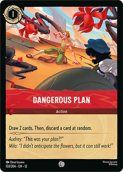 Dangerous Plan 133/204 Common Wilds Unknown