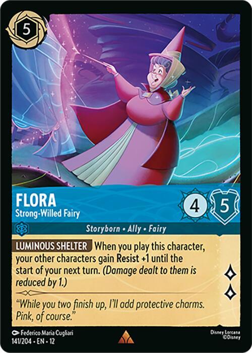 Flora - Strong-Willed Fairy 141/204 Rare Wilds Unknown