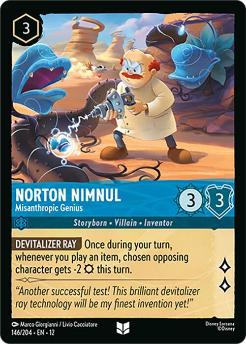 Norton Nimnul - Misanthropic Genius 146/204 Uncommon Wilds Unknown NM