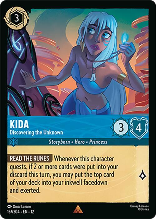 Kida - Discovering the Unknown 157/204 Rare Wilds Unknown NM