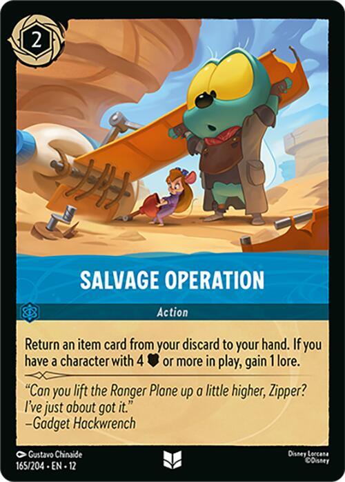 Salvage Operation 165/204 Uncommon Wilds Unknown NM