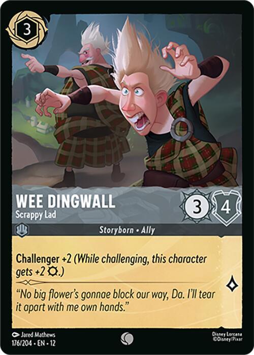 Wee Dingwall - Scrappy Lad 176/204 Common Wilds Unknown NM