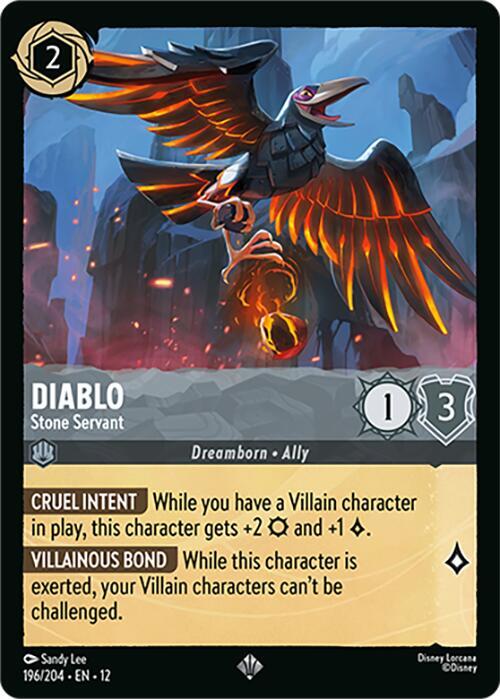 Diablo - Stone Servant 196/204 Super Rare Wilds Unknown