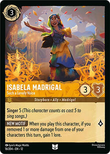 Isabela Madrigal - Such a Lovely Voice 16/204 Uncommon