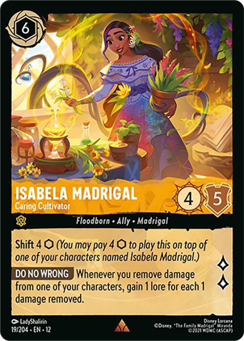 Isabela Madrigal - Caring Cultivator 19/204 Rare Wilds Unknown NM