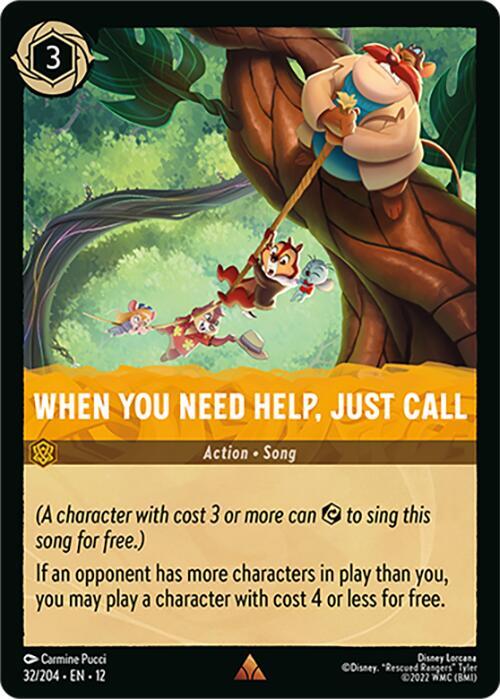 When You Need Help, Just Call 32/204 Rare Wilds Unknown NM