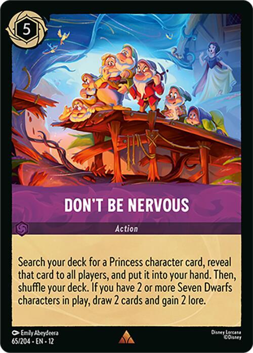Don't Be Nervous 65/204 Rare Wilds Unknown