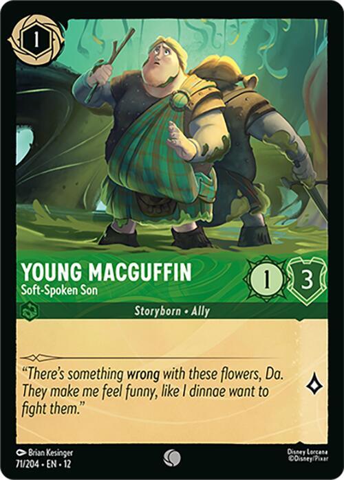 Young MacGuffin - Soft-Spoken Son 71/204 Common Wilds Unknown NM