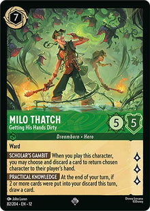 Milo Thatch - Getting His Hands Dirty 82/204 Super Rare