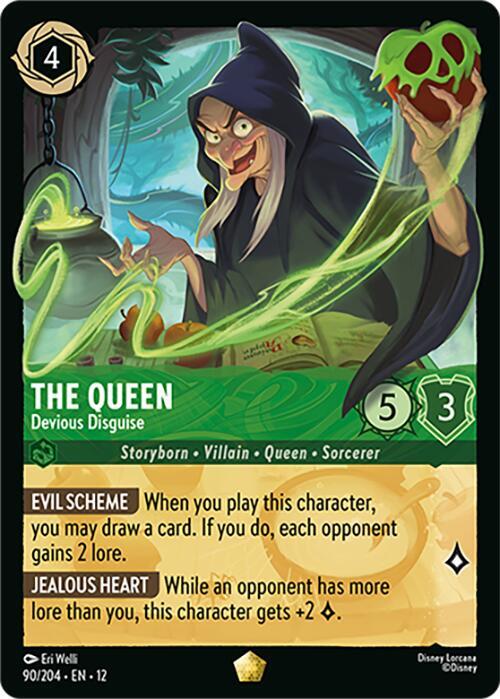 The Queen - Devious Disguise 90/204 Legendary Wilds Unknown NM