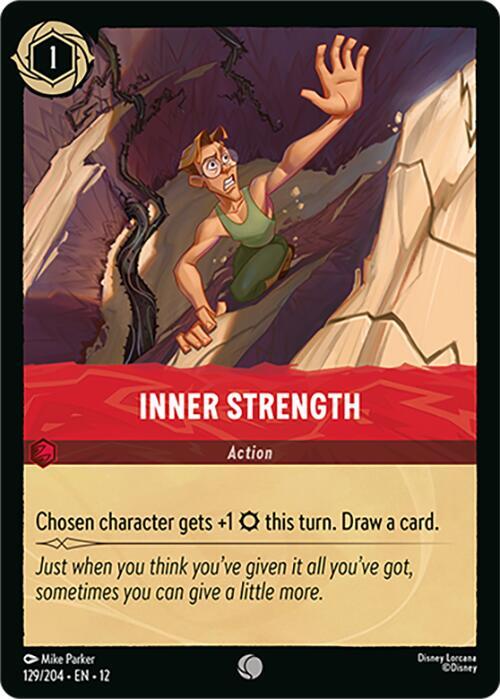 Inner Strength 129/204 Common Wilds Unknown NM