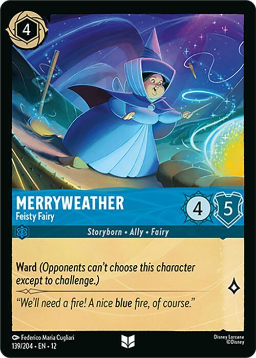 Merryweather - Feisty Fairy 139/204 Uncommon Wilds Unknown NM