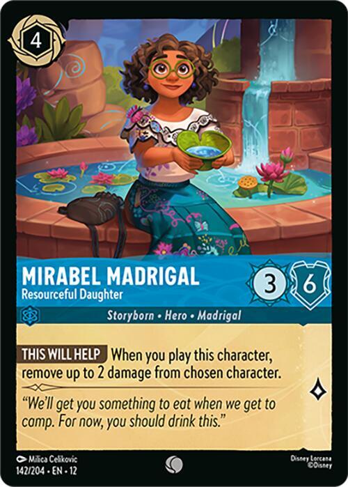 Mirabel Madrigal - Resourceful Daughter 142/204 Common Wilds Unknown NM