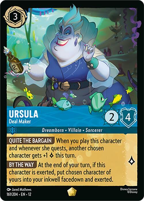Ursula - Deal Maker 161/204 Legendary Wilds Unknown NM