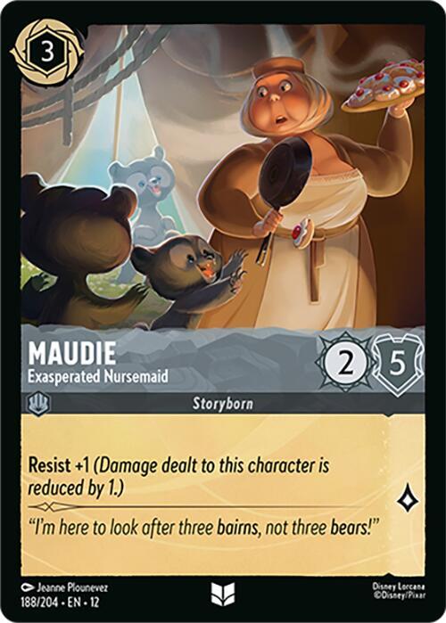 Maudie - Exasperated Nursemaid 188/204 Uncommon Wilds Unknown NM
