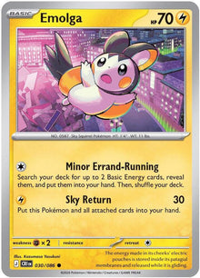 Emolga CRI 030/086 Common Reverse Holo