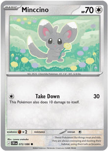 Minccino CRI 072/086 Common Reverse Holo