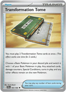 Transformation Tome CRI 083/086 Uncommon Reverse Holo