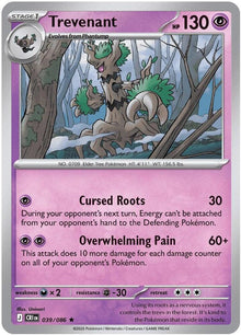 Trevenant CRI 039/086 Rare Holo
