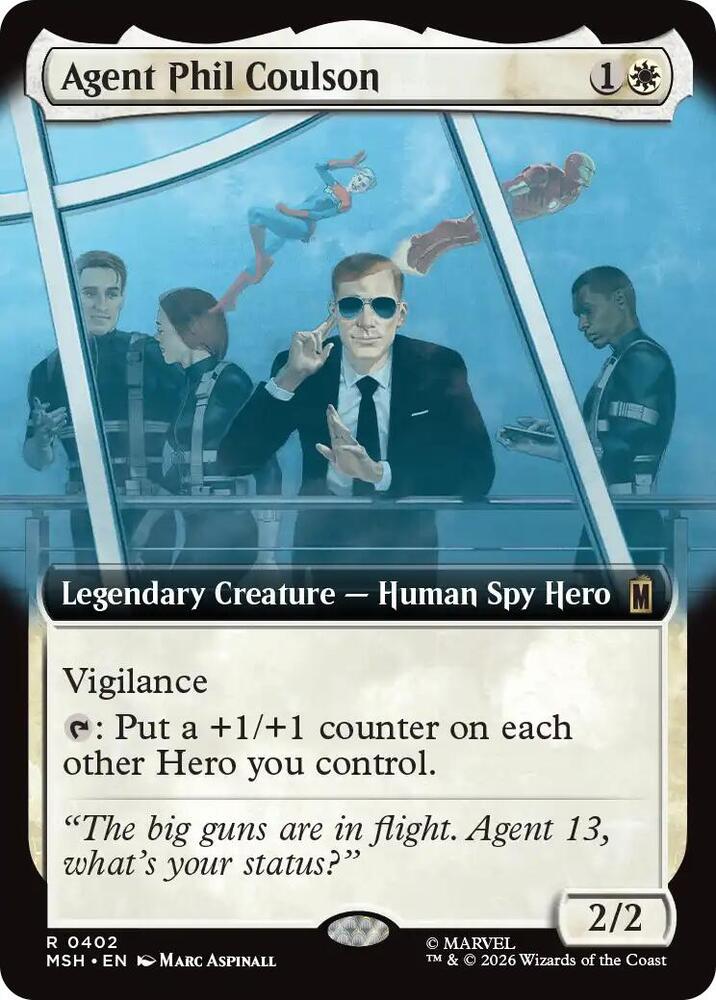 Agent Phil Coulson Extended Art MSH 402 R
