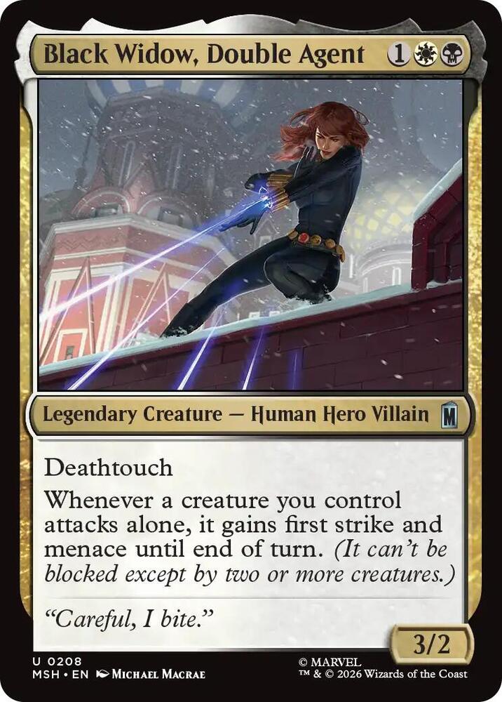 Black Widow Double Agent MSH 208 U