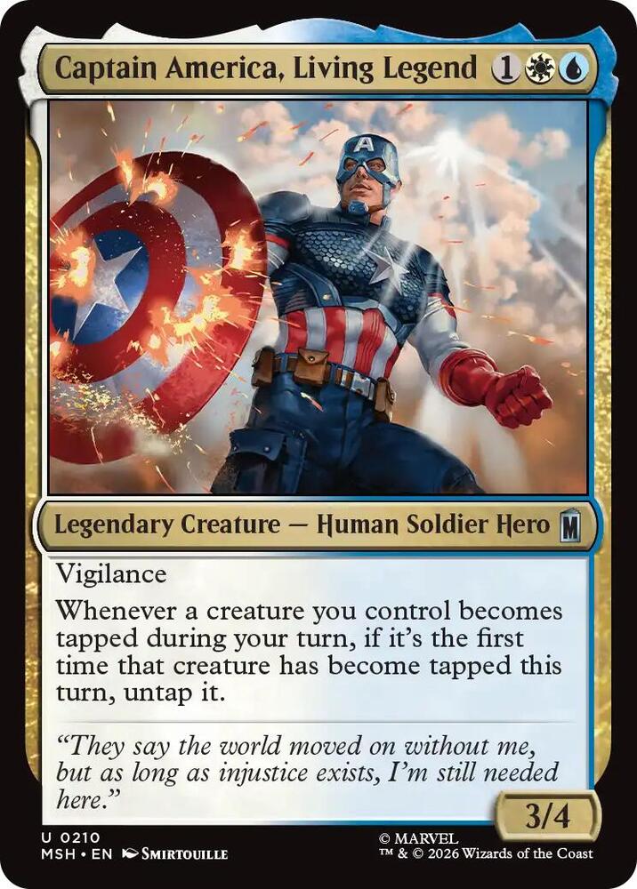 Captain America Living Legend MSH 210 U