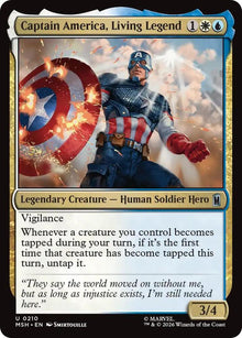 Captain America Living Legend MSH 210 U
