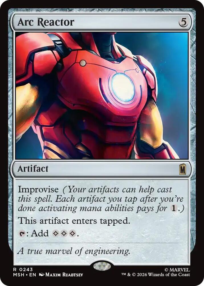 Arc Reactor MSH 243 R