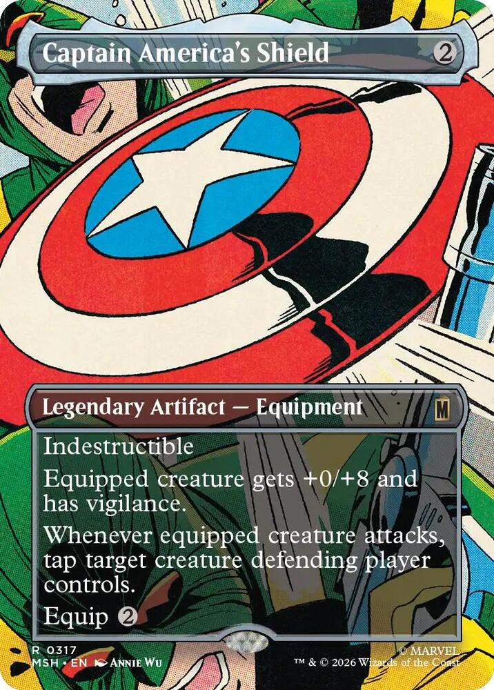 Captain Americas Shield Borderless 0317 MSH 317 R