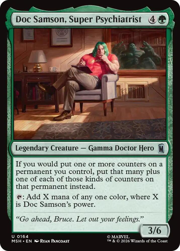 Doc Samson Super Psychiatrist MSH 164 U