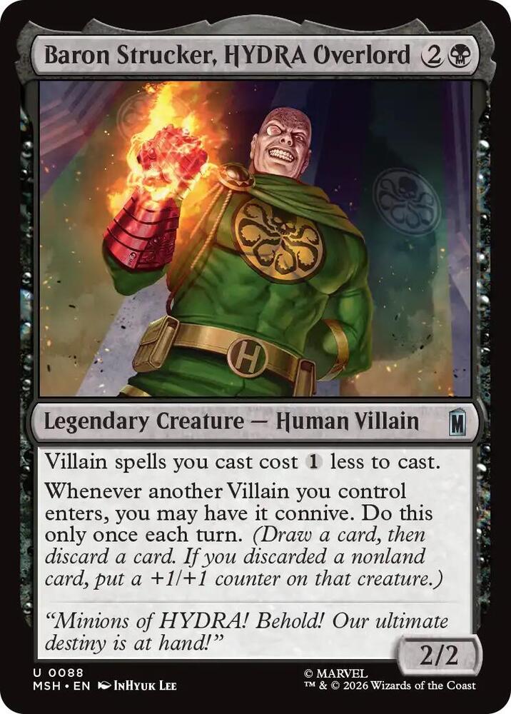 Baron Strucker HYDRA Overlord MSH 88 U