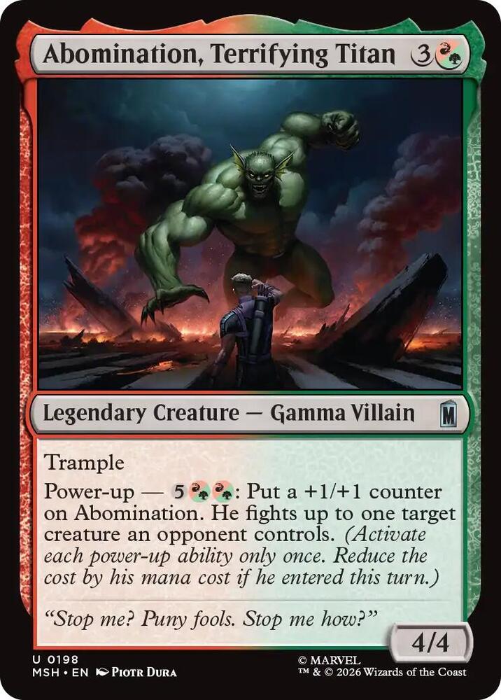 Abomination Terrifying Titan MSH 198 U