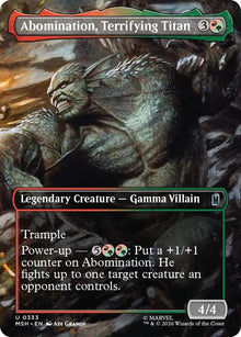 Abomination Terrifying Titan Borderless MSH 333 U